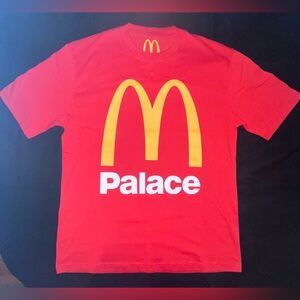 Palace x McDonald’s Red & Yellow Short Sleeve Logo T-Shirt Men’s Large BRAND NEW